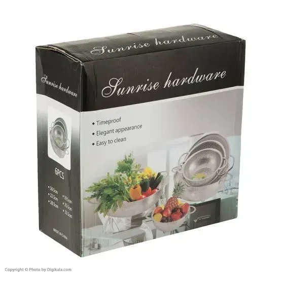 6 pcs sunrise Hardware