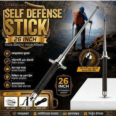 (26 Inch) Premium Self Defence Stick